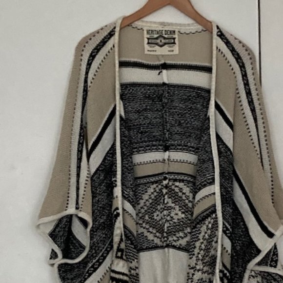 XS heritage denim shawl - Picture 2 of 4